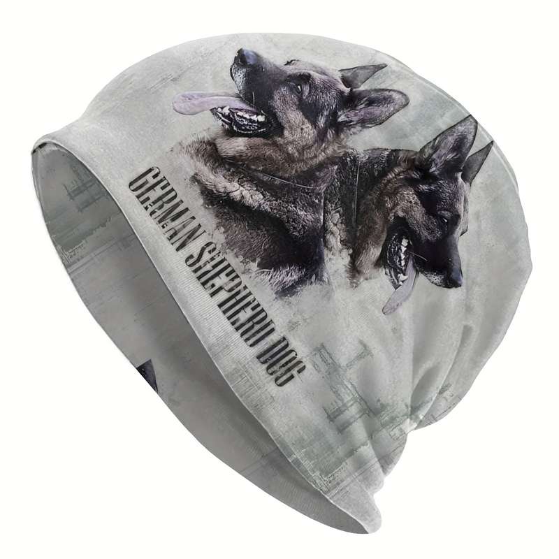 1pc Dog Lover Beanies Caps With Different Breeds Of Dogs Terriers German Shepards Rottweil