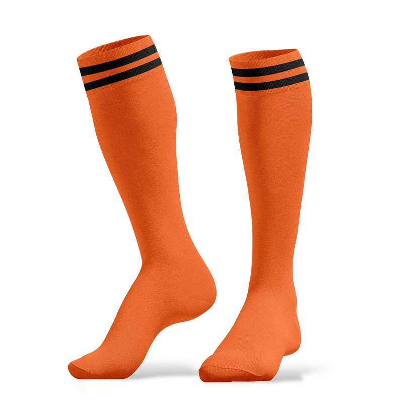 1 Pair Orange One Size Socks