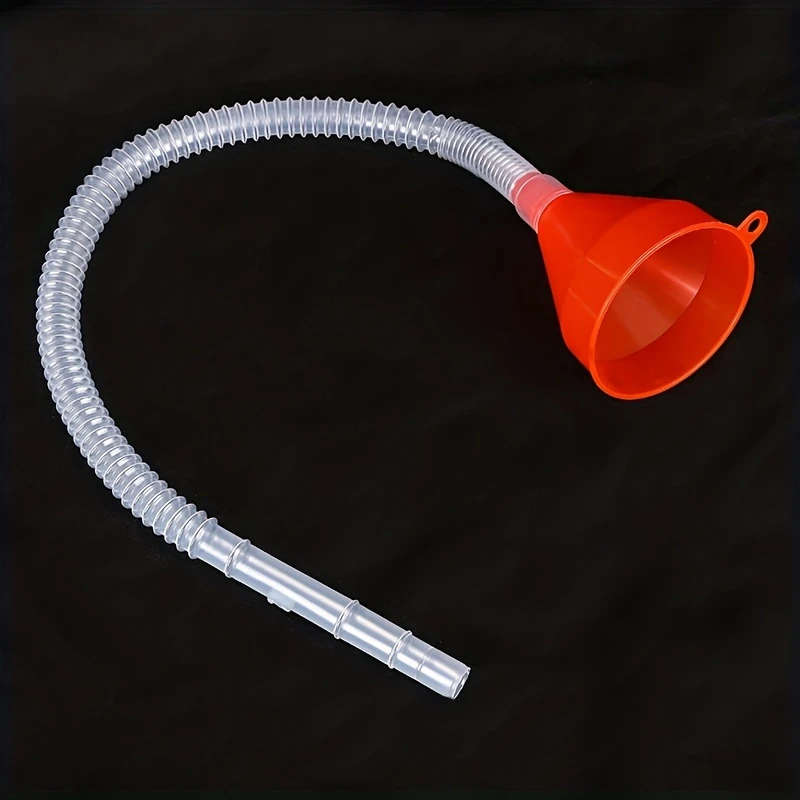 1pc With Hose Funnel Convenient Addition Of Liquid From Any Angle Suitable For Cars Motorcycles For