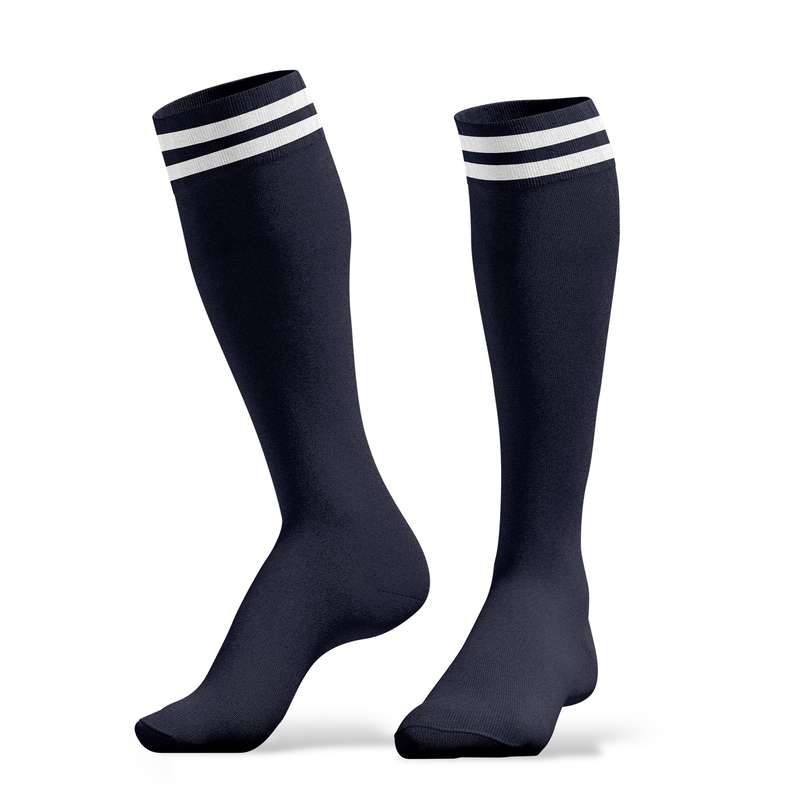 1 Pair Navy Blue One Size Socks