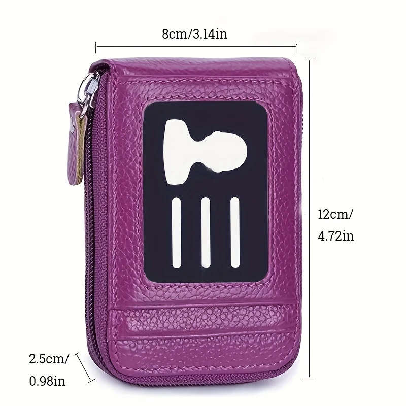 Zippered Credit Card Holder