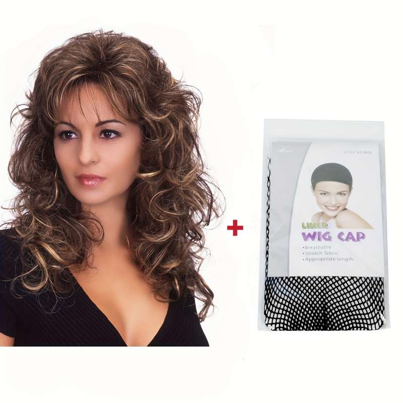 1Pc Black 40.64cm Fashion Design Wig