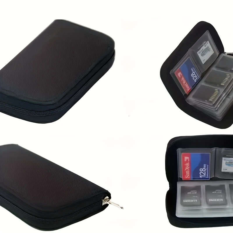 1 Portable Multi-function PVC Camera Card Storage Bag