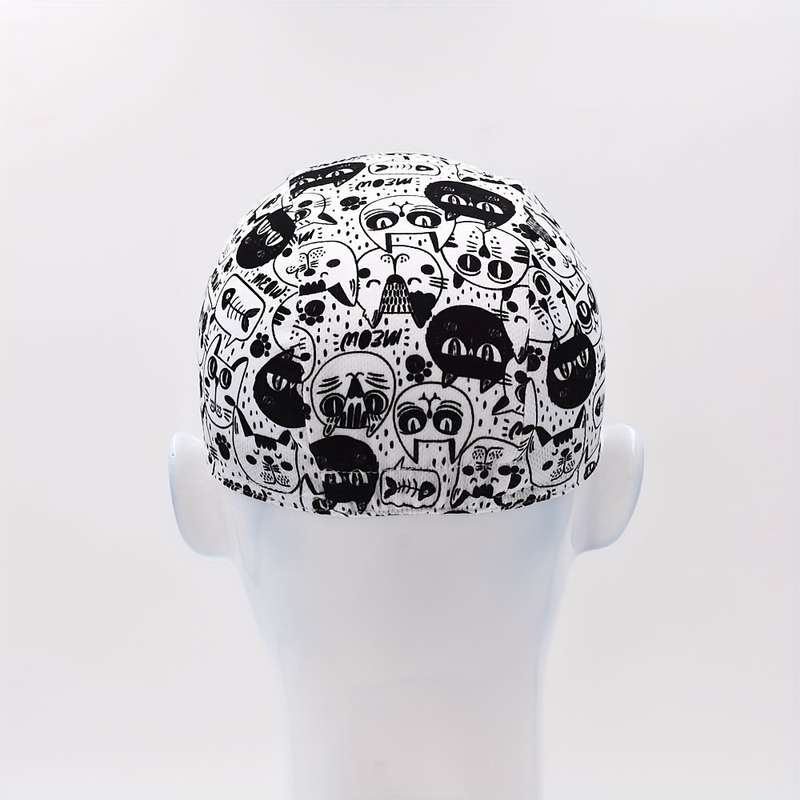 1pc Lovely cartoon cat cycling cap Outdoor hiking hat bicycle cycle cap bike cap under helmet hat