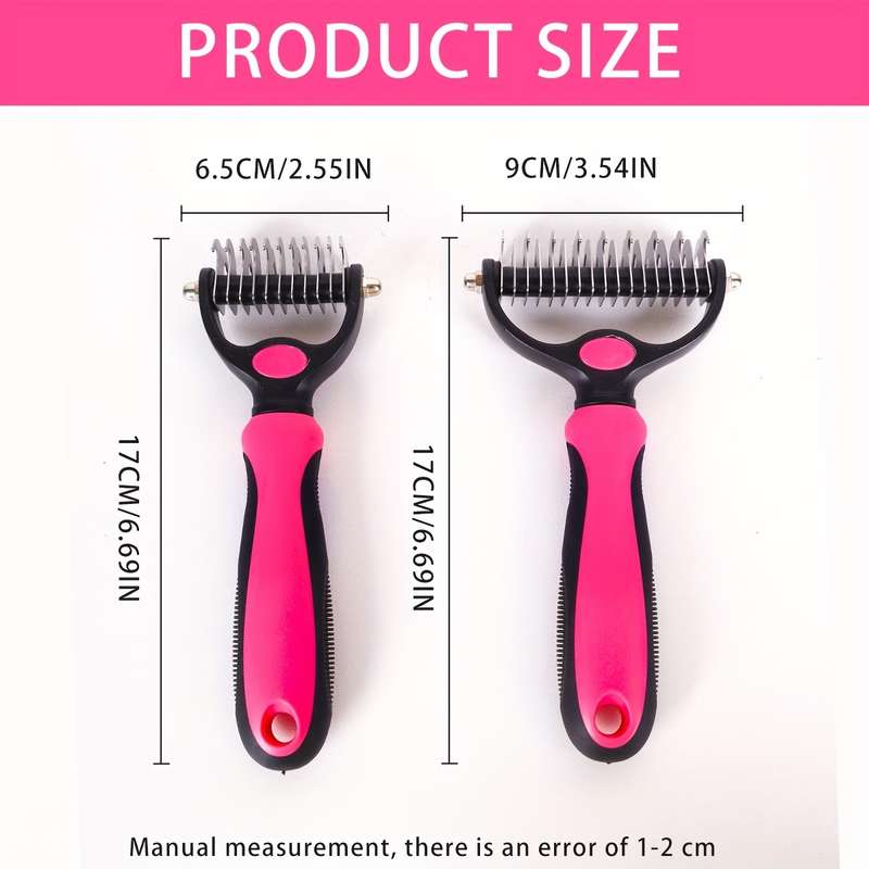 1pc Blue Size LargePet Comb