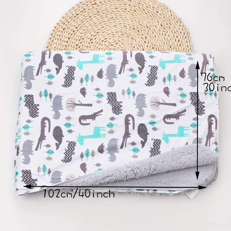 1ps Blanket Color Blue Monkey