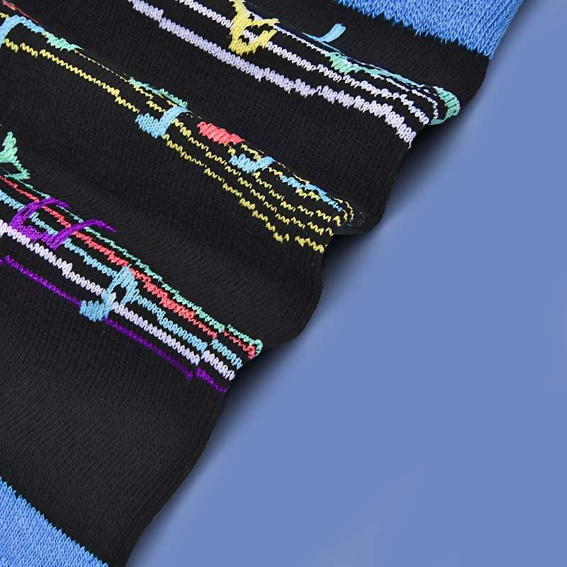 1 Pair Polychrome One Size Socks