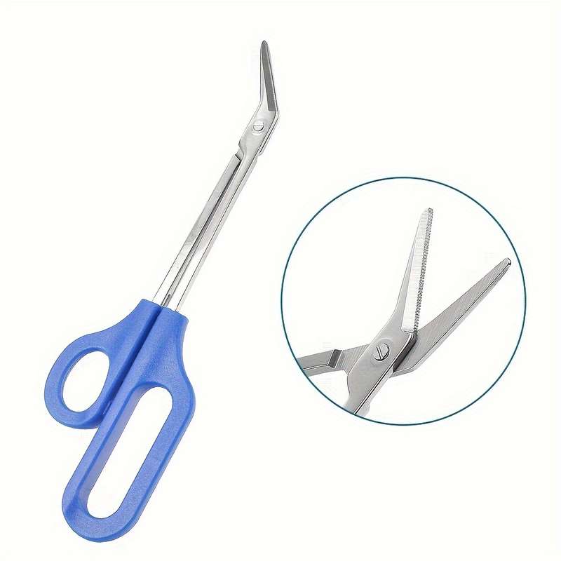 1pc Toenail Scissors Toe Nail Clippers For Thick Toenails Long Handled-Toenail Scissors Precisi