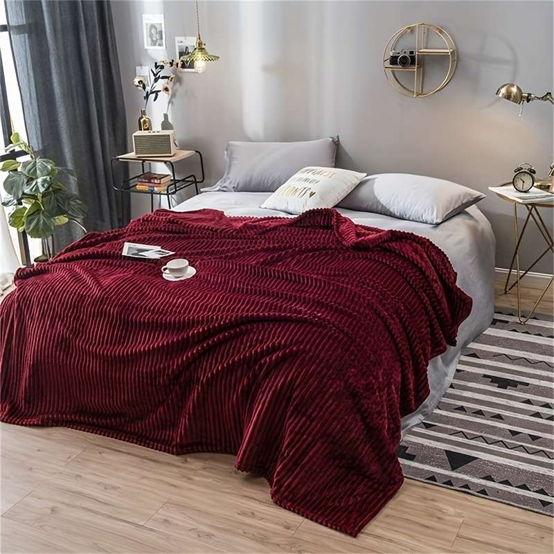 1ps Blanket Color Coffee Color size 100x150cm