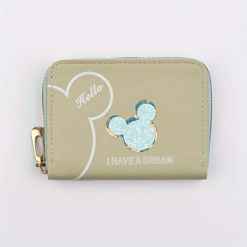 1pc A Cute Zipper Wallet for Girls a Casual Card Holder a Women'S Bag a Phone Pouch And an Ador