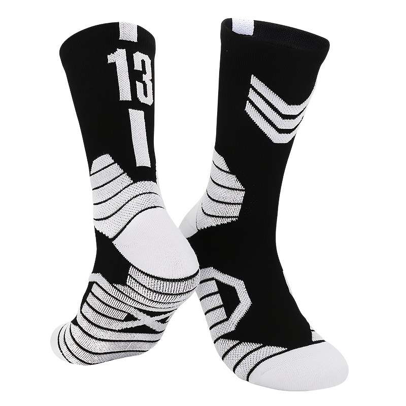 1 Pair Yellow Purple 6 One Size Socks
