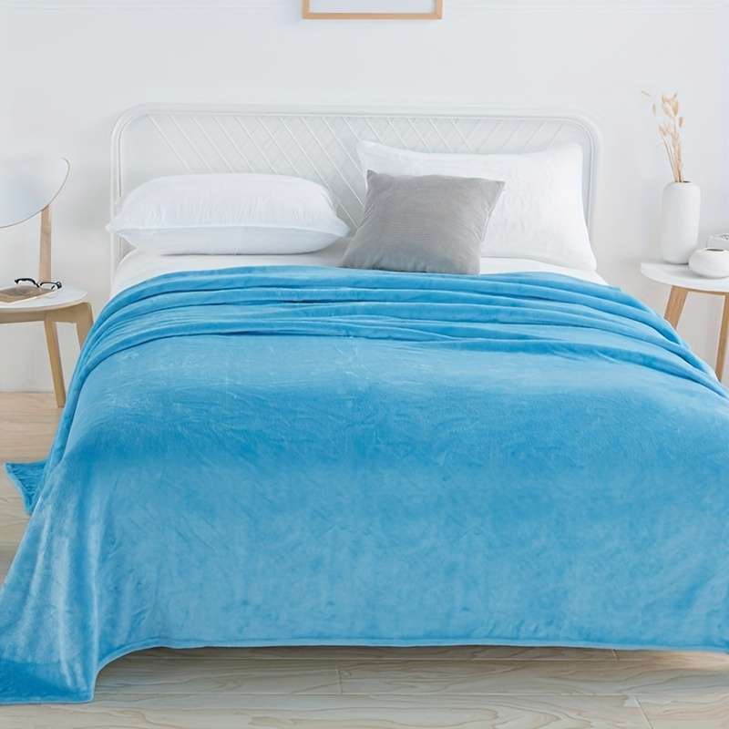 1ps Blanket Color Rose Red size 120cmx200cm 47inx78in