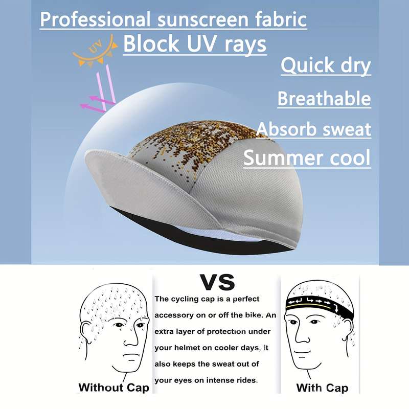 1pc XIMATT Retro Cycling Cap Animal Print Breathable Sport Hat for Men Women Quick Drying M