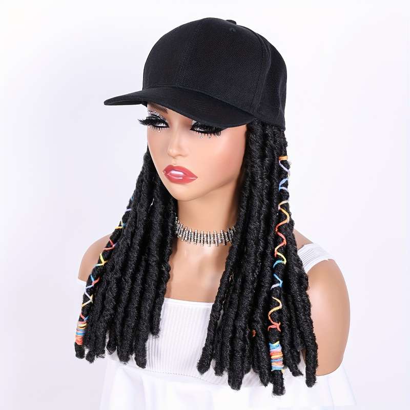1Pc Black 30.48cm Fashion Design Wig