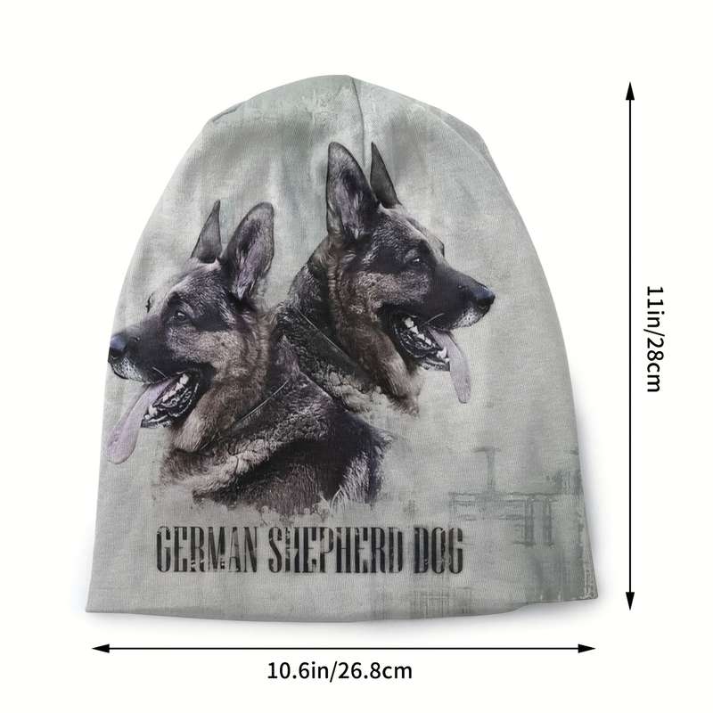 1pc Dog Lover Beanies Caps With Different Breeds Of Dogs Terriers German Shepards Rottweil