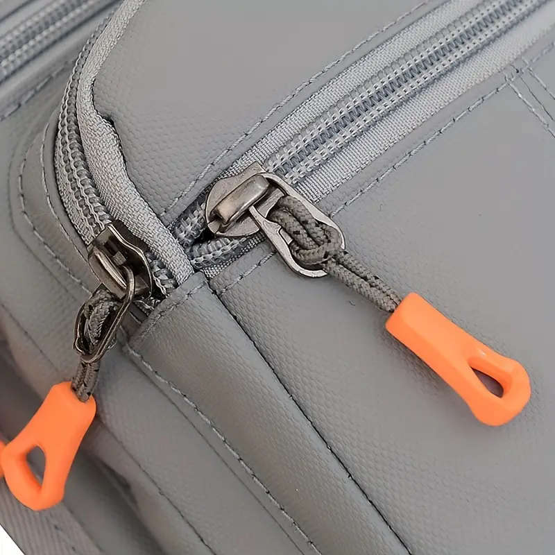 1pc Men's Outdoor Adjustable Sports Waterproof Waist Bag Casual Trend Multi-functional Multi-Pocket