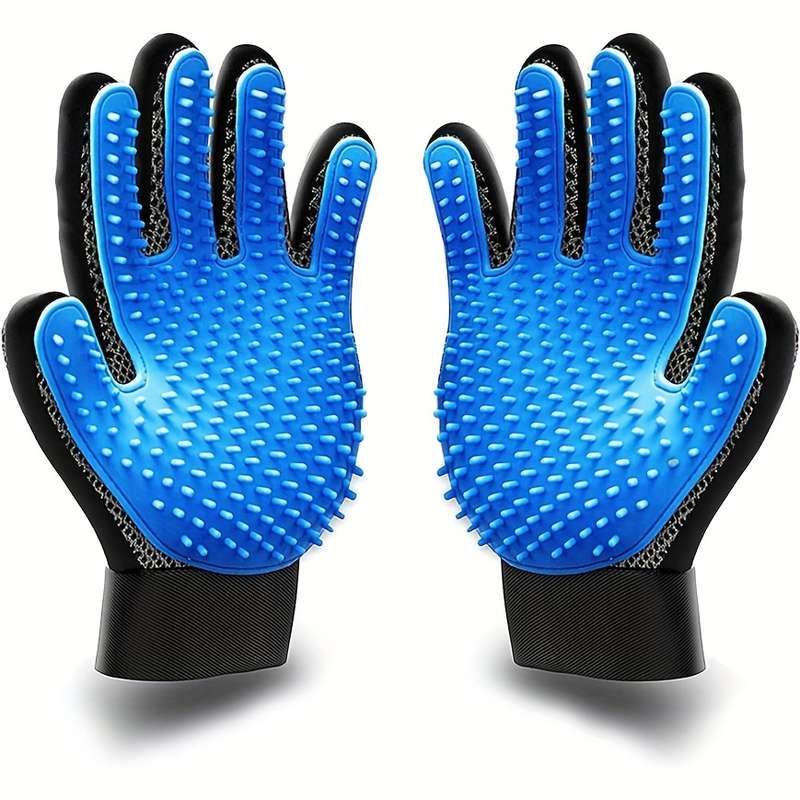1pc Blue Right HandedPet Comb