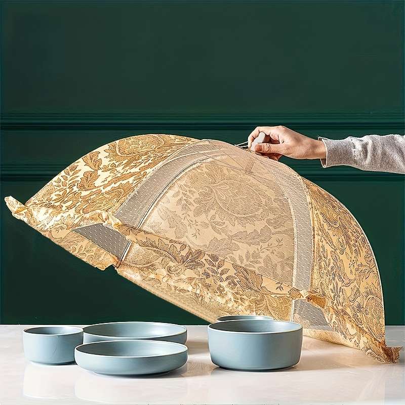 1pc Food Cover Mesh Food Cover Kitchen Dustproof Mesh Food Cover Food Covers For Outdoors