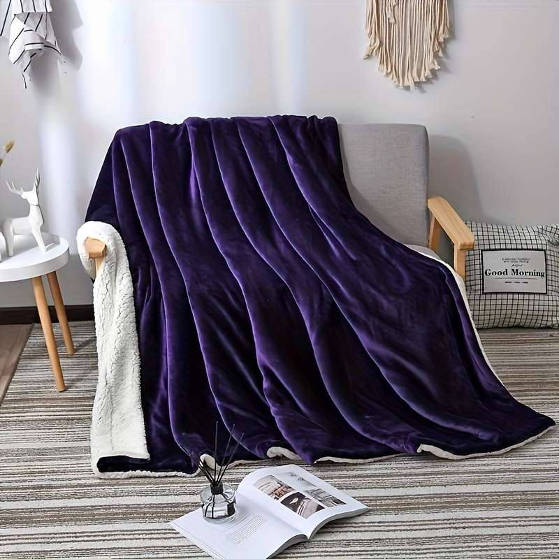 1ps Blanket Color Coffee Color size 200x230cm