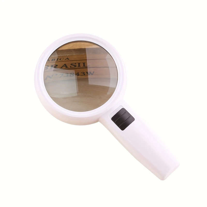 1pc 30X 9.5cm 3 LED Light Magnifying Glass Lens Mini Pocket Handheld Microscope Jewelry Loupe