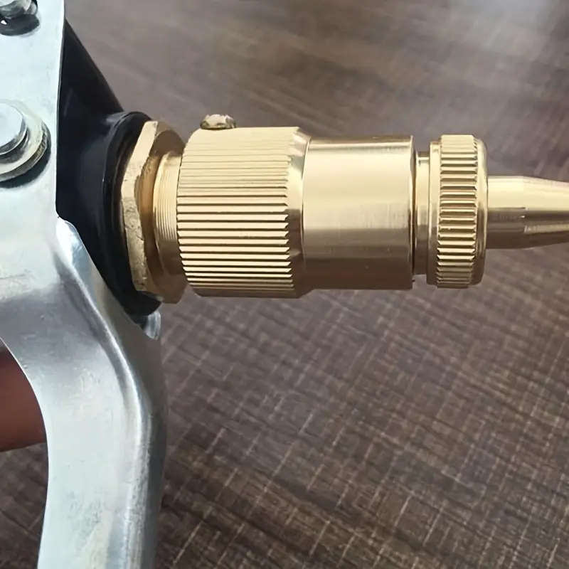 1pc High-Pressure Power Washer Gun Durable Copper Black Metal Manual Operation Ideal for Car Washing
