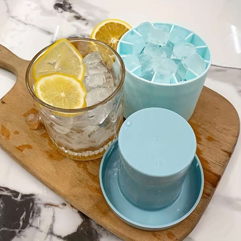 1pc Make Perfectly-Shaped Ice Cubes With This Easy-Release Silicone Ice Cube Mold Holds Up T