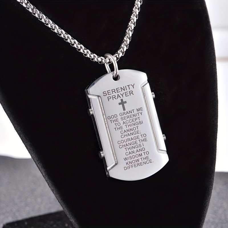 1 Piece Black Pendant Add Chain 60CM Jesus Theme Pendant