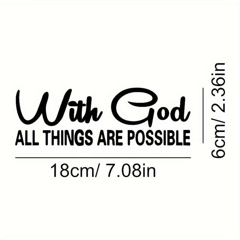 1pc Black Jesus Christian Themed Stickers