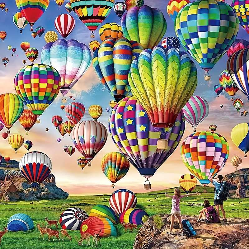1000pcs Mixed Color Rectangle Paper Jigsaw Puzzles Thick and Durable Seamless Port