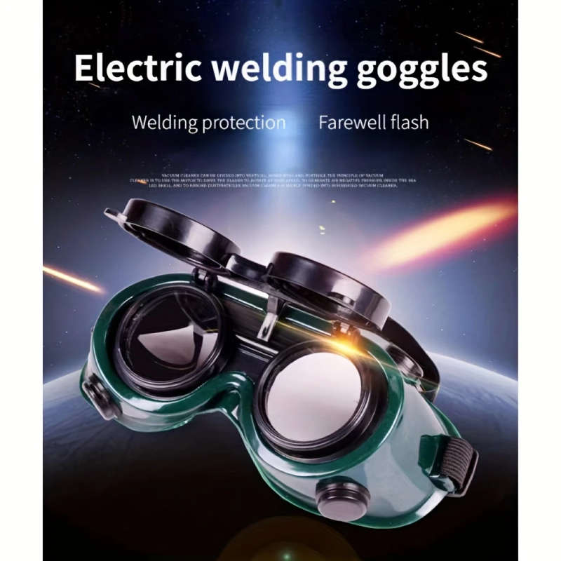 1pc Electric Welding Goggle Electric Welding Protective Goggles Welder's Strong Light Protective