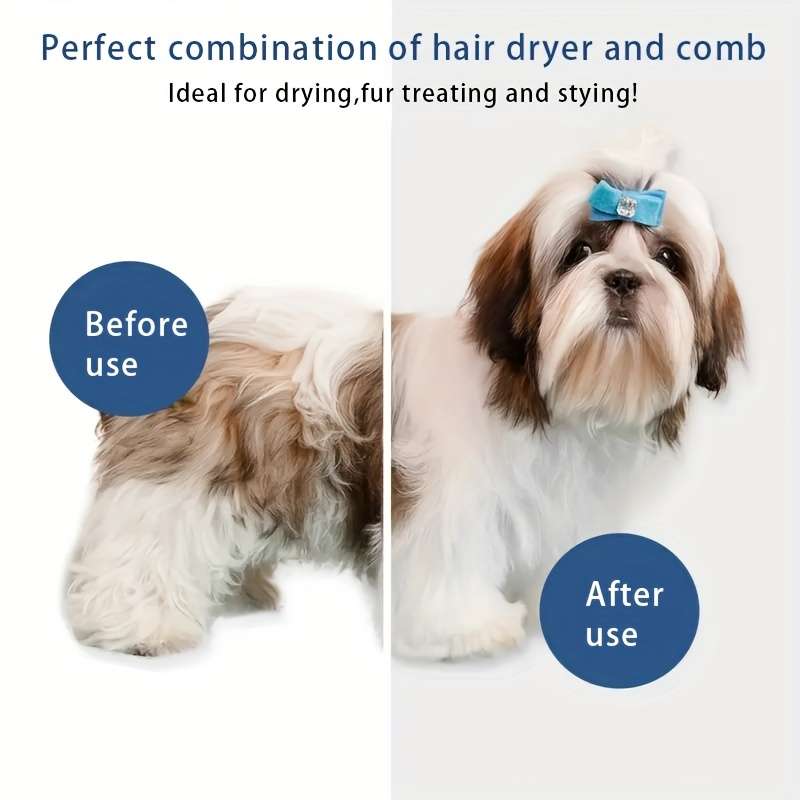 1pc Gray Pet Comb