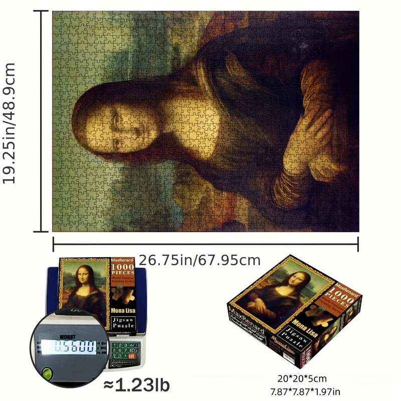 1000 Piece Mini Paper Jigsaw Puzzle