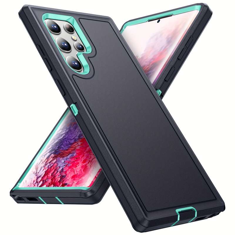 1pc Light Cyan For Samsung Galaxy S22+ 5G Phone Cases