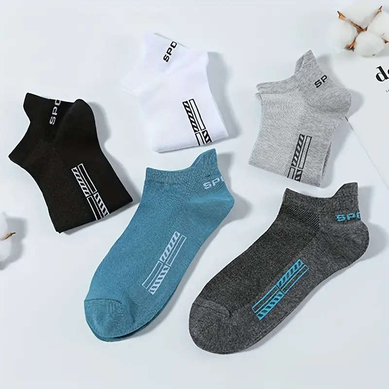 5 Pairs Of Cotton Socks For Men And Women