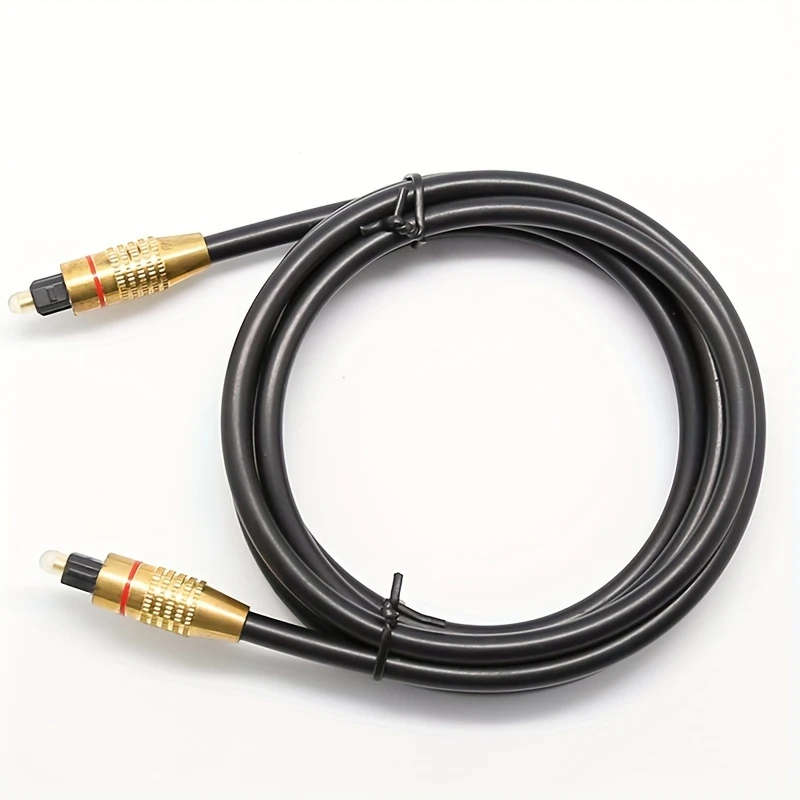 1pc 150CM OD6.0 Spdif Digital Optical Fiber Audio Cable Square Mouth Coaxial TV Amplifier Audio