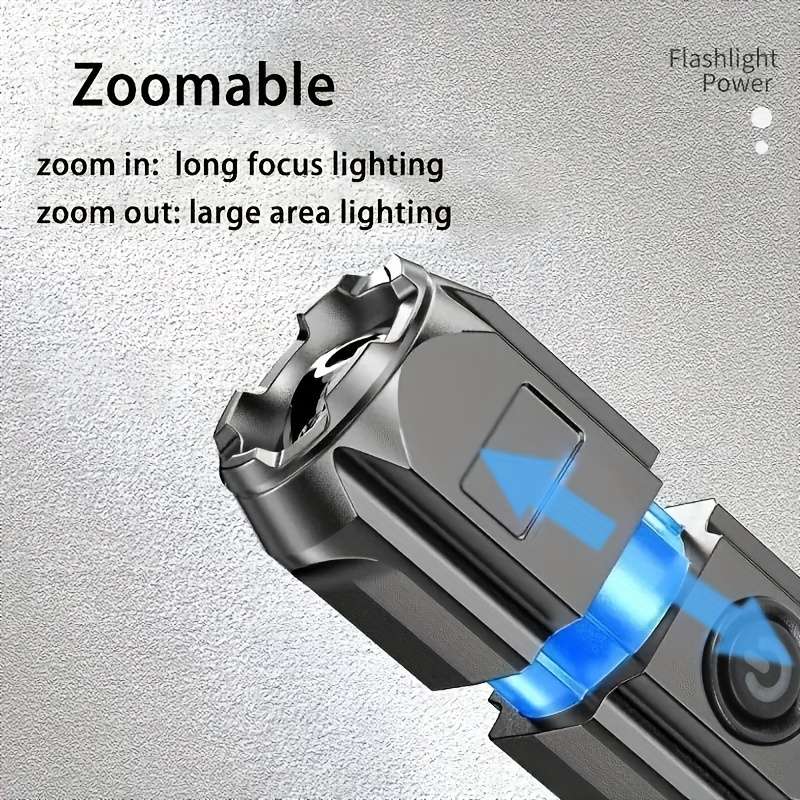 1PC Highend Black Flashlight Flashlight