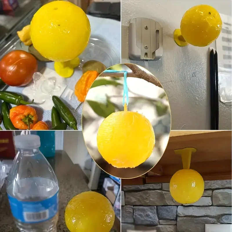1pc Versatile Sticky Fly Trap Ball Heat-Resistant Ideal for Indoor Outdoor Use Effective Against Fru