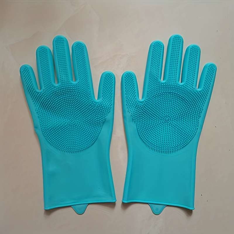 Kitchen dishwashing gloves Silicone household cleaning gloves