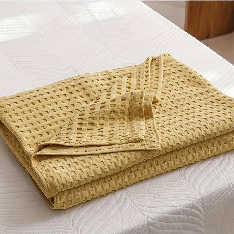 1ps Blanket Color Bean Paste Pink size 99.82x149.86cm