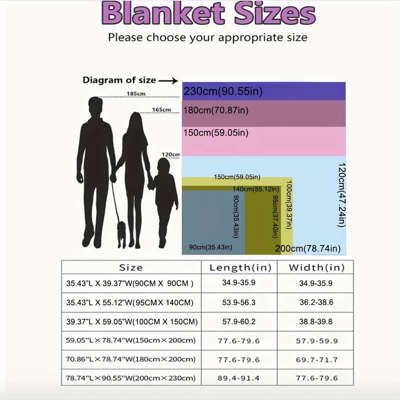 1ps Blanket Color Beige Color size 150x200cm