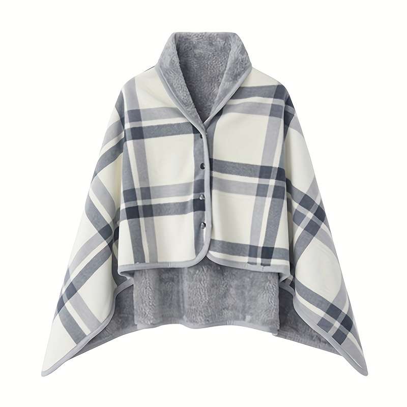 1ps Blanket Color RedAndCoffee Grids size 100x140cm