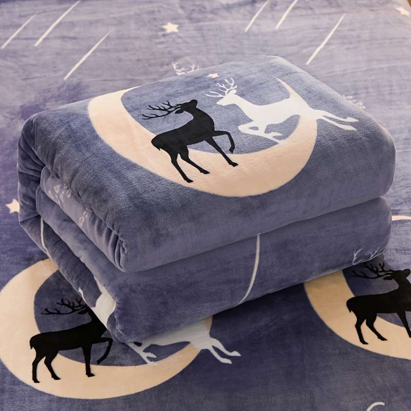 1ps Blanket Color Little Bear And Clouds Grey size 70cmx100cm