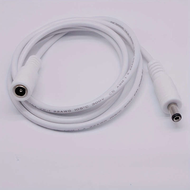 1pc 100cm CCTV 5.5x2.1mm Connector DC Power Extension Cord Extended Power Cable