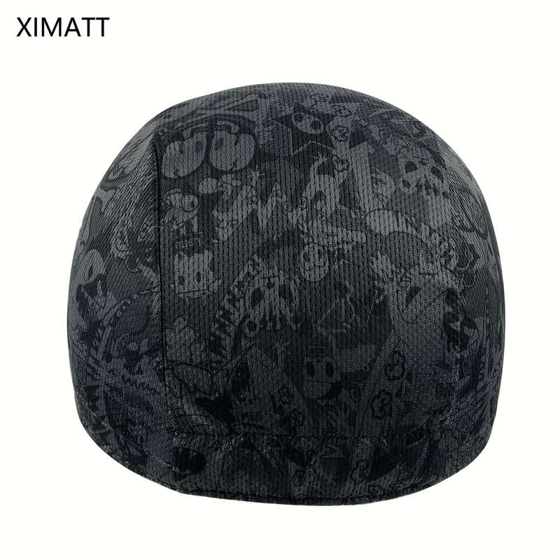1pc XIMATT Retro Cycling Cap Animal Print Breathable Sport Hat for Men Women Quick Drying M