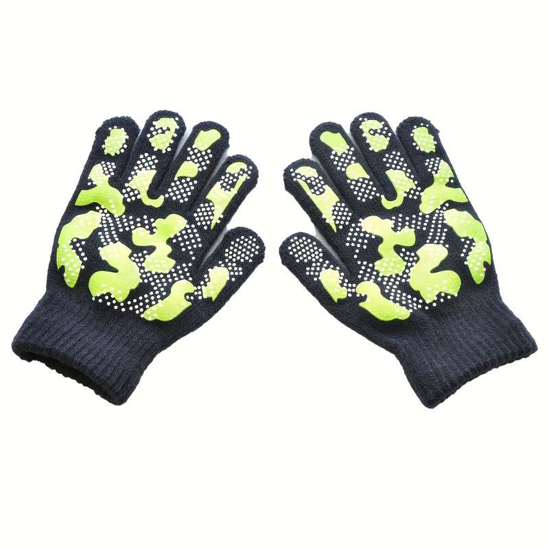 1 Pair Camo Black Outdoor Sports Gloves