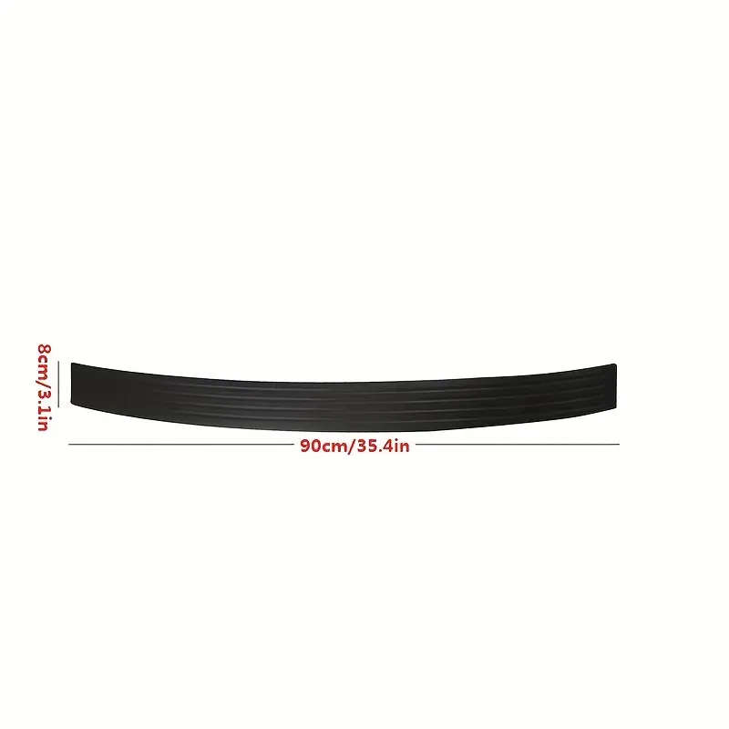 1pc Automotive General Trunk Protection Bar Bumper Anti-collision Anti-rub Tail Door Decorative Bar