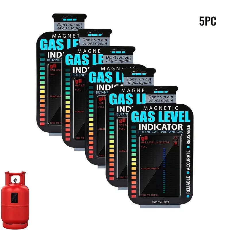 5Piece Practical Propane Butane LPG Fuel Tank Level Indicator