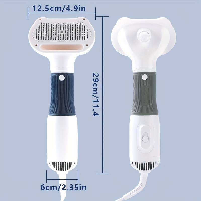 1pc Gray Pet Comb