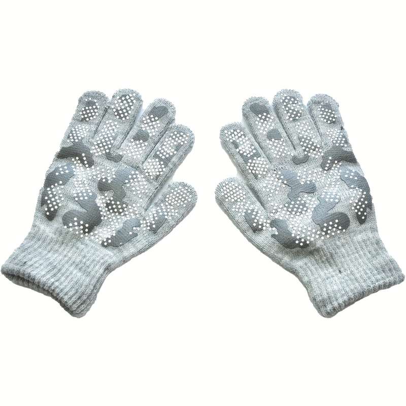 1 Pair Camo Black Outdoor Sports Gloves