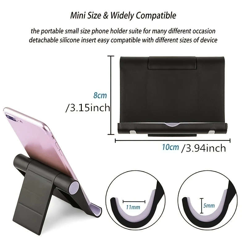 1pc Mobile Phone Holder Tablet Universal Lazy Stand Desktop Multifunctional Foldable Portable Phone